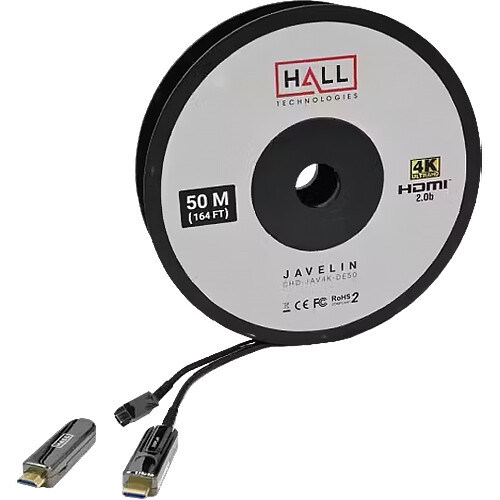 Javelin 4K Fiber Optic HDMI Cable with Detachable Ends (100')