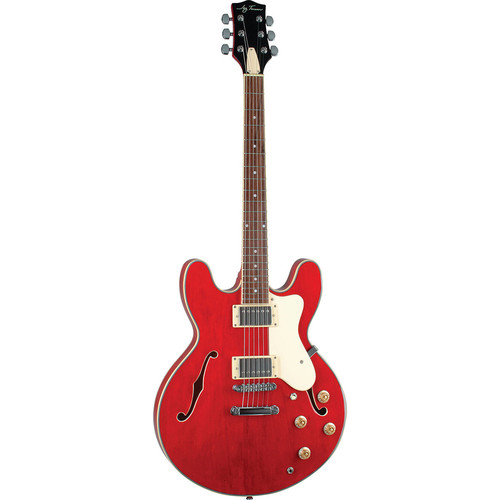 Jay Turser JT-133 Hollowbody Series Electric Guitar JT-133-TR