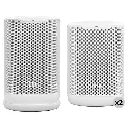 JBL Cove P1 & Dual Cove M1 Wireless Wi-Fi Home Speaker Kit (White)