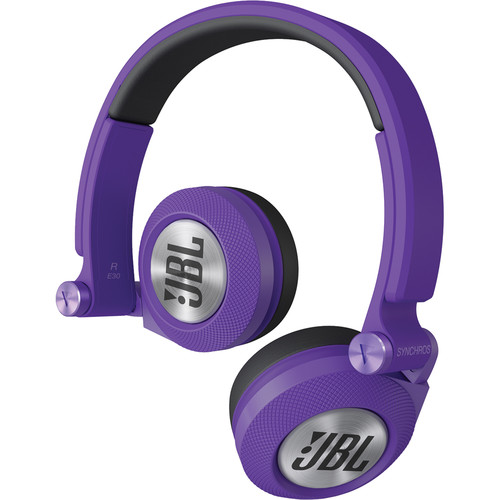 未使用⭐️ JBL Synchros E30ヘッドフォン JBL Synchros E30 - On-Ear Headphones (Purple) E30PUR B&H Photo