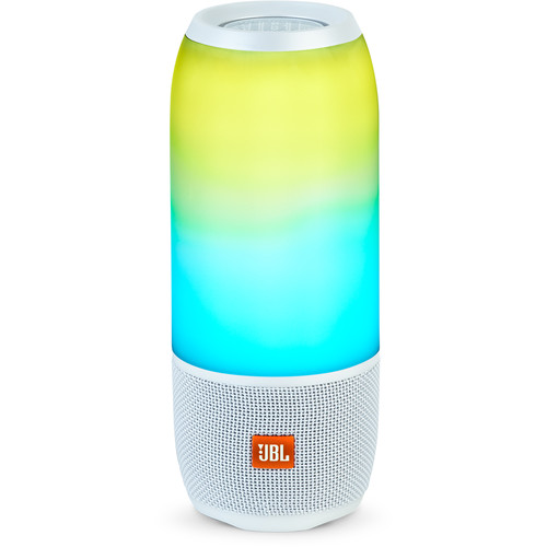JBL Pulse 3 Portable Bluetooth Speaker (White)