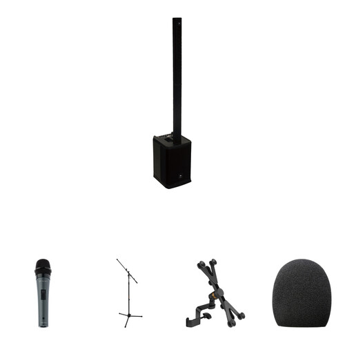 JBL PRX ONE Powered Column Array PA Singer/Songwriter Bundle