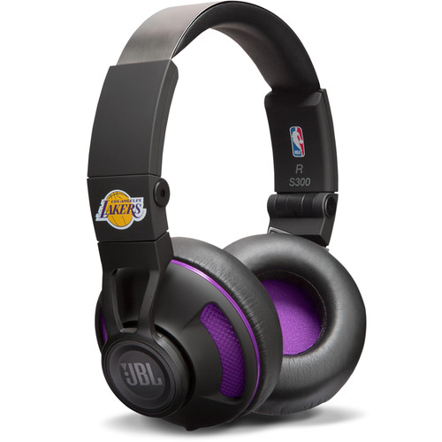 JBL Synchros S300 NBA Edition On-Ear Headphones (LA Lakers)