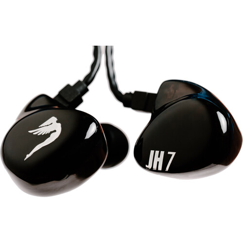 JH Audio JH7 Universal Three-Driver In-Ear Monitor System (Black)