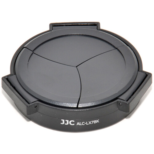 JJC Auto Lens Cap for Panasonic DMC-LX7 & Leica D-LUX6 (0.54"-Deep, Black)