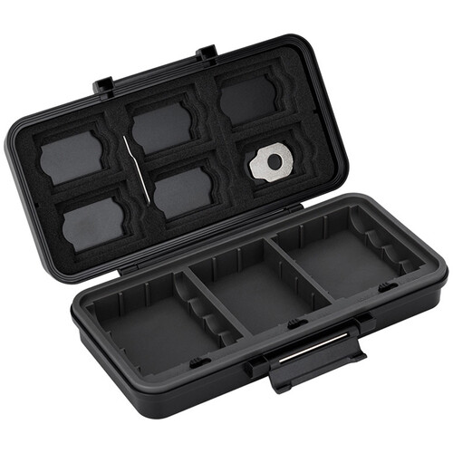 JJC JBC-K3 Multi-Function Battery and Memory Card Case