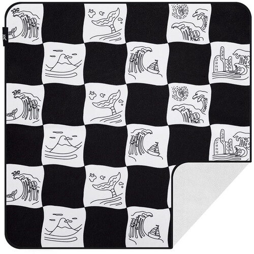 JJC Protective Wrap (Ocean Black & White Checkerboard, 19.7 x 19.7")