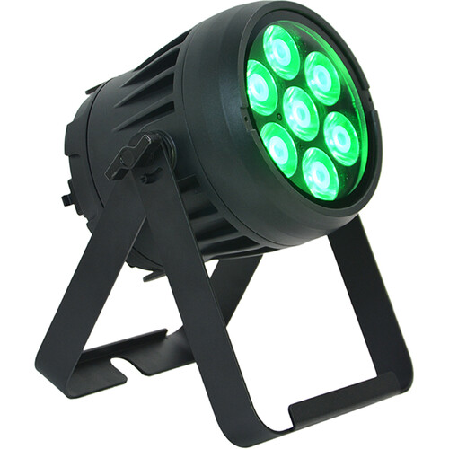 JMAZ Electro W7 Battery Powered IP65 RGB+L LED PAR Light with Wireless DMX (Black)