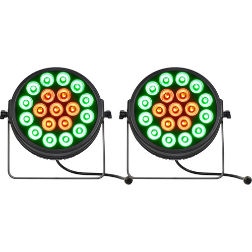 JMAZ Versa Flex Par QUAD19 RGBW LED Light for Versa Flex Bar (Pair)