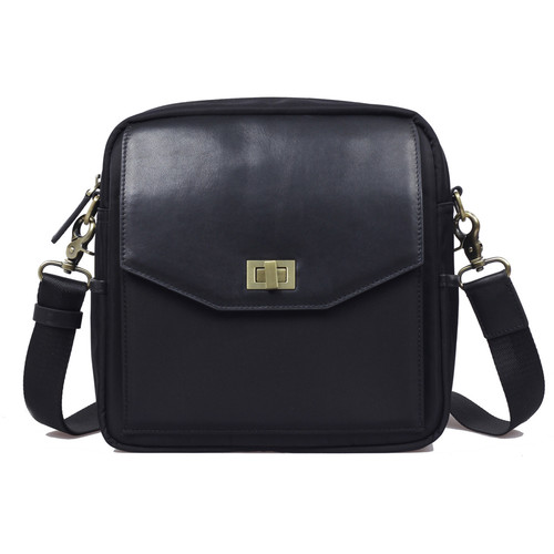 Jo Totes Granada Camera Bag (Black, Nylon & Leather)