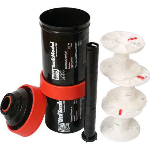 Jobo 1520 UniTank and 1530 Extension Module with Three 1501 Reels Kit