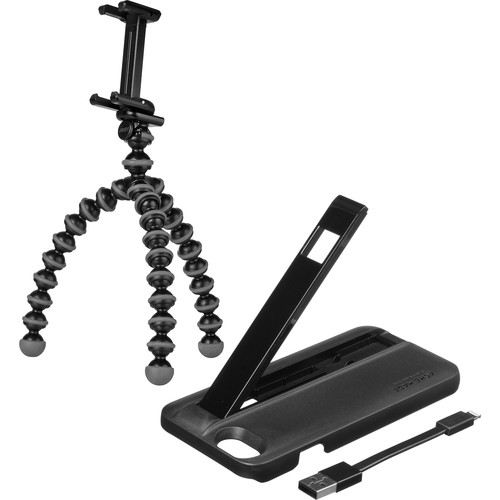 JOBY GripTight Gorillapod Stand with Charge Case for iPhone 6/6s (Black/Charcoal)