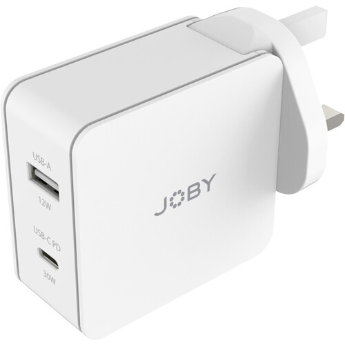 JOBY 42W USB Type-C/USB Type-A PD Travel Wall Charger JB01806