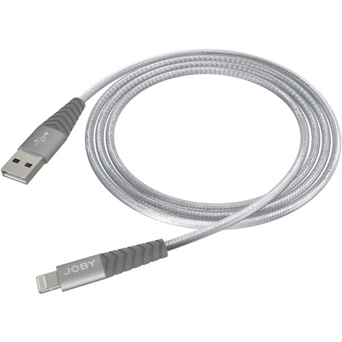 JOBY Charge & Sync Lightning Cable (9.8', Space Grey)