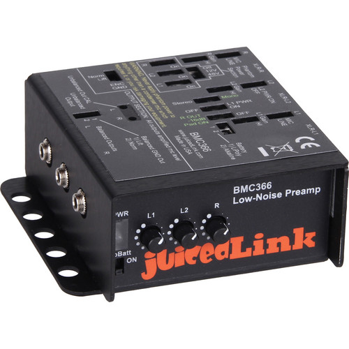 juicedLink BMC366 Blackmagic Cinema Camera Low-Noise Preamp