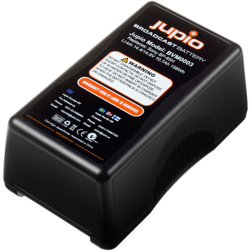 Jupio 10400mAh 14.4V Replacement Broadcast Battery for V-Mount Battery