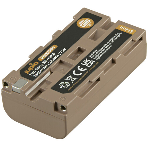 Jupio Ultra C L-Series NP-F550 Lithium-Ion Battery with USB-C Charging (3350mAh)