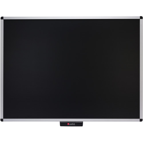 Justick Premium Frame Bulletin Board (48 x 36", Black)