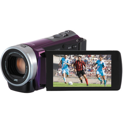 JVC ビクター GZ-E310エブリオ　パープル JVC GZ-EX310 Full HD Everio Camcorder (Violet) GZEX310VUS B&H