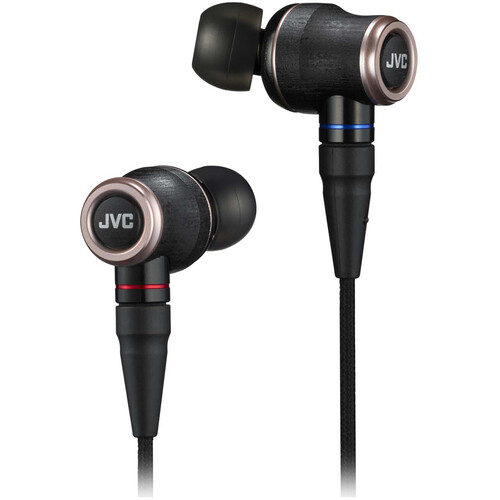 JVC HA-FW01 有線イヤホン 木製ドライバー JVC HA-FW01 Wood In-Ear Headphones HAFW01 B&H Photo Video