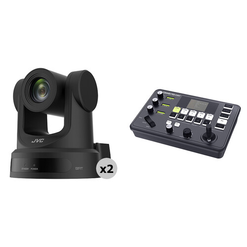JVC KY-PZ200 HD PTZ Remote 20x Zoom Camera Kit (2-Pack) B&H