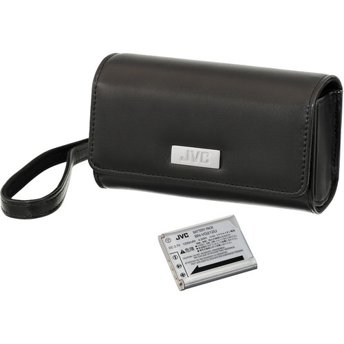 JVC VU-VG7K Starter Kit with Carrying Case and 3.7V Battery for V/VX Series Camcorders