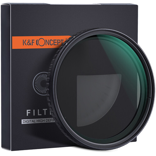 K&F Concept Nano-X Circular Polarizer + Variable ND Filter (49mm, 1- to 5-Stop)