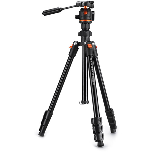 K&F Concept O234A3 Aluminum Tripod with BH-36 Ball Head KF09.179