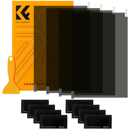K&F Concept 11.8 x 7.8" Polarized Film Sheet (4-Pack)