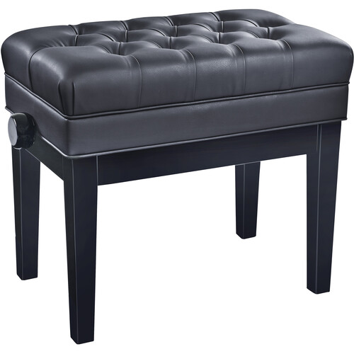 K&M 13986 Deluxe Piano Bench with Sheet Music Storage