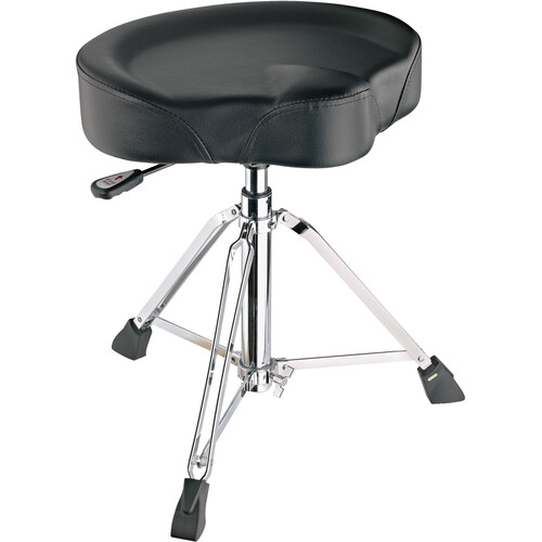 K&M 14035 Drummer'S Throne with Pneumatic Spring (Black/Chrome)