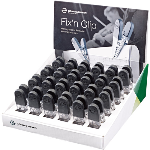 K&M Fix'n Clip Sheet Music Clips (24-Pack)