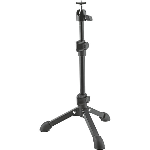 K&M Desktop Camera Stand (Folding Legs, Black)