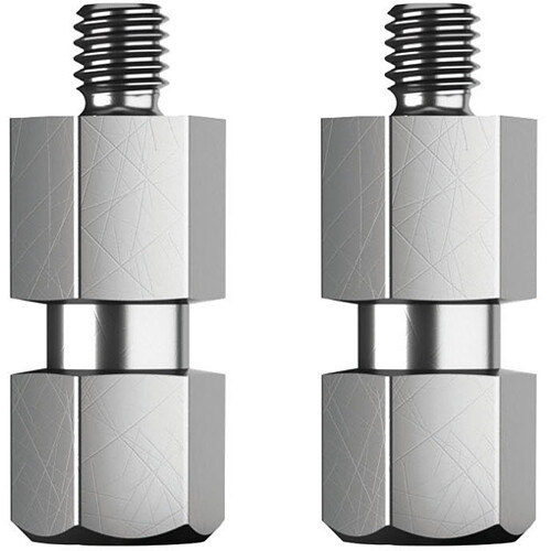 K&M 23903 Zinc-Plated Quick-Release Bolt (1/4" Thread, 2-Pack)