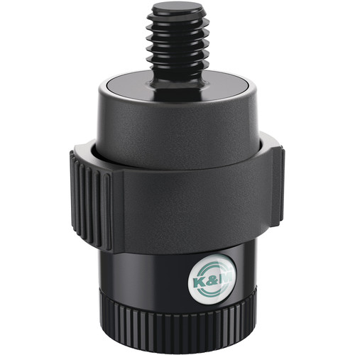 K&M 23910 Quick Release Adapter for Microphones 10-Pack (Black)