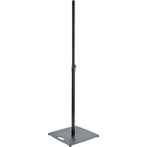K&M Flat Base Center Mount Speaker Stand (19.25 x 19.25", Black)