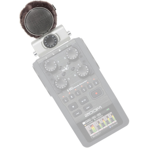 K-Tek Microphone Windscreen Topper for Zoom H6 with MS Capsule