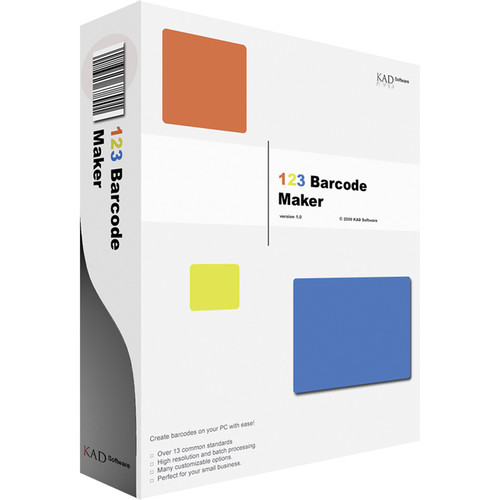KAD Software 123 Barcode Maker (Electronic Download)