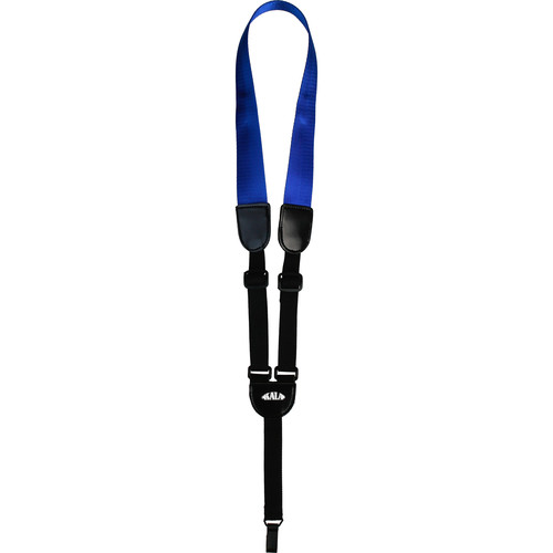 KALA Nylon and Leather Classical Ukulele Strap (Blue)