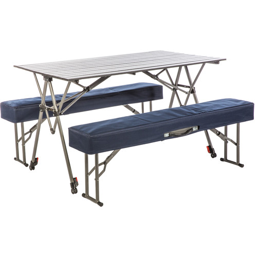 KAMP-RITE Kwik Set Table with Folding Benches