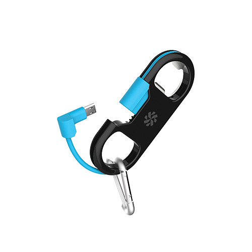 Kanex GoBuddy+ Charge and Sync Cable with micro-USB Connector (Black-Blue)