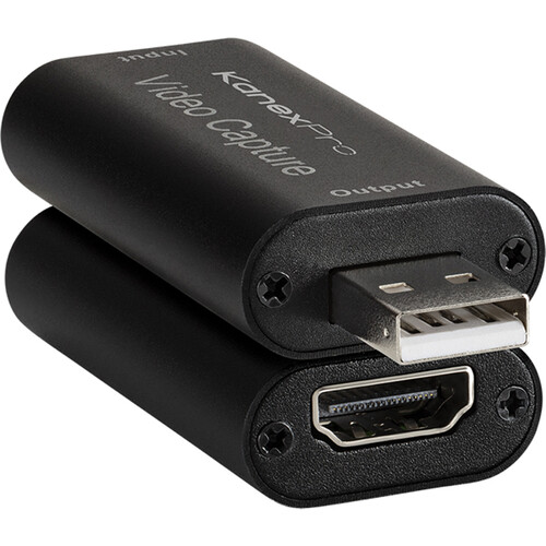 KanexPro HDMI 4K USB 2.0 Gaming Capture Dongle with 3' HDMI Cable