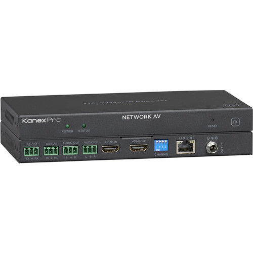 KanexPro NetworkAV over IP Encoder with PoE & RS-232