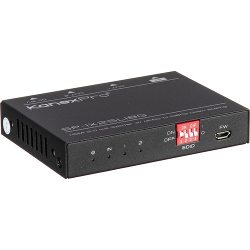 KanexPro SP-1X2SL18G 1x2 Slim 4K HDMI Splitter SP-1X2SL18G B&H