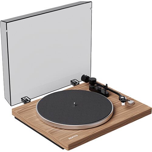 Kanto Living Obi3 G2 Manual Two-Speed Turntable with Bluetooth (Matte Walnut)
