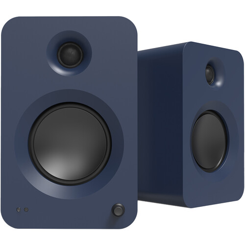 Kanto Living Ren 2-Way Active Wireless Bookshelf Speakers (Pair, Matte Blue)