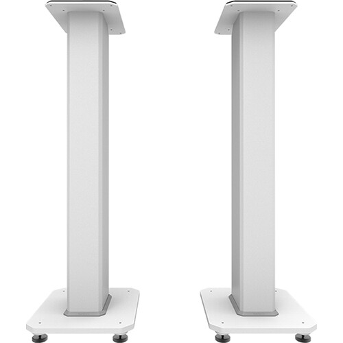 Kanto Living SX Series 30" Fillable Floor Speaker Stands (Pair, White)