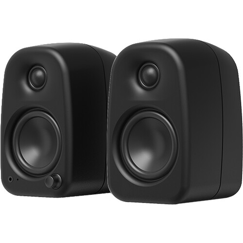 Kanto Living Uki 2-Way Active Desktop Speakers with Bluetooth (Onyx, Pair)