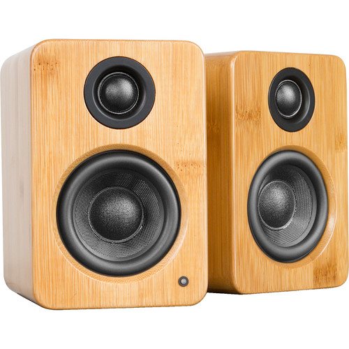 Kanto Living YU2 Powered Desktop Speakers (Bamboo, Pair)