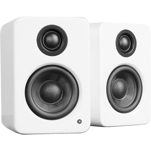 Kanto Living YU2 Powered Desktop Speakers (Glossy White, Pair)
